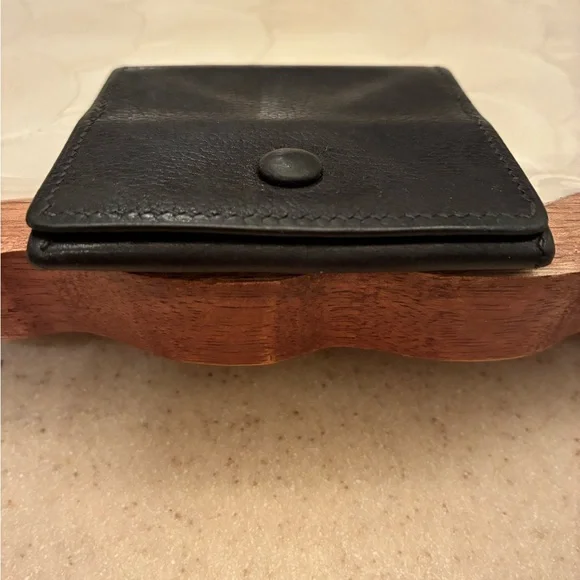 Hermes Black Leather Coin Pouch - Picture 8 of 15